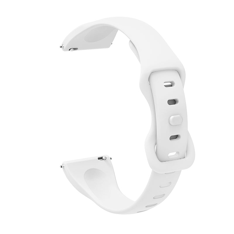 20mm Soft Silicone Smart Watch Band with 8-shaped Buckle Replacement Wrist Strap 20mm Soft Silicone Smart Watch Band with 8-shaped Buckle Replacement Wrist Strap